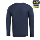 Футболка рукав длинный Navy M-Tac Dark Blue 93/7 2XL - изображение 4