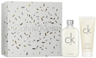 Набір унісекс Calvin Klein CK One Туалетна вода 50 мл + Очищувальний гель для душу 100 мл (3616304966552) - зображення 1