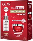 Zestaw do pielęgnacji twarzy Olay Collagen Peptide 24h Krem na dzień 50 ml + Serum do twarzy 40 ml (8700216228794) - obraz 1