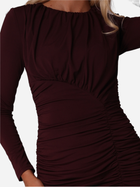 Sukienka midi jesienna damska Ax Paris DA1602 L Śliwkowa (5063259002688) - obraz 3
