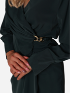 Плаття на запах міді осіннє жіноче Ax Paris DA1608 M Темно-зелене (5063259003999) - зображення 3