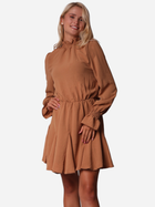 Sukienka krótka jesienna damska Ax Paris DA1645 M Camel (5063259013172) - obraz 1