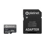 Karta pamęnci Platinet microSDXC 256 GB Class 10 UHS-I/U3 + SD Adapter (PMMSDX256UIII) - obraz 1
