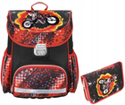 Plecak Hama Motorbike z piórnikiem 44 x 30 x 22 cm 20 l Orange (4047443420893) - obraz 1