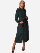 Плаття-сорочка міді осіннє жіноче Ax Paris DA1686 XL Темно-зелене (5063259025526) - зображення 3