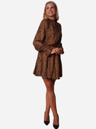 Sukienka trapezowa damska mini Ax Paris DA1708 XL Camel (5063259035839) - obraz 3
