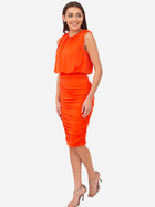 Плаття міді літнє жіноче Ax Paris DA1767 S Оранжеве (5063259056148) - зображення 3