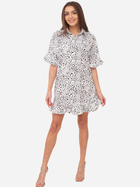 Плаття-сорочка коротке літнє жіноче Ax Paris DA1743 XL Чорний/Білий (5063259049737) - зображення 1
