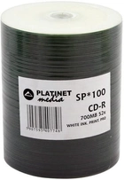 Dyski Platinet CD-R 700MB 52X FF White Inkjet Printable Pro Spindle Pack 100 szt (PMP100P-CM) - obraz 2