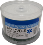 Диски Traxdata Ritek DVD-R 4.7GB 16X Printable Medical Cake 50 шт (8717202995899) - зображення 1