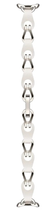 Ремінець Xiaomi Chain Strap для Smart Band 8 Strap White (BHR7313GL) - зображення 5