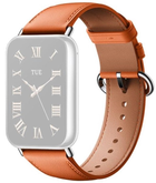 Pasek Xiaomi Leather Quick Release Strap do Smart Band 8 Pro Coral/Orange (BHR8002GL) - obraz 1