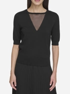 Пуловер жіночий DKNY DKNYP2JSAXA5-BLK S Чорний (755405716178) - зображення 1