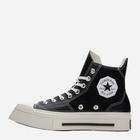 Жіночі кеди високі Converse Chuck 70 De Luxe Squared Hi A06435C 37 Чорні (194434653809)