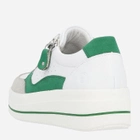 Sneakersy damskie skórzane Remonte REMD1C00-80 36 Biały/Zielony (4061811756933) - obraz 5