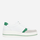 Sneakersy damskie skórzane Remonte REMD1C00-80 39 Biały/Zielony (4061811756964) - obraz 3