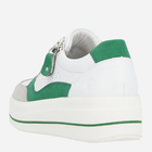 Sneakersy damskie skórzane Remonte REMD1C00-80 38 Biały/Zielony (4061811756957) - obraz 5
