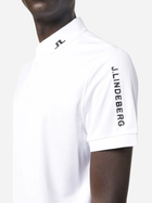 Koszulka polo męska J. Lindeberg JLGMJT06337-0000 XL Biała (7310428329021) - obraz 3