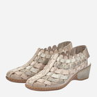 Жіночі туфлі зі шкіри RIEKER RIE47156-43_CO 40 Бежеві (4059954946991) - зображення 3
