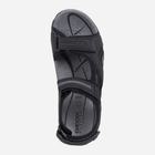 Чоловічі сандалі для треккинга Geox GEOU8224D050AUC9310 42 Чорні (8058279890824) - зображення 6
