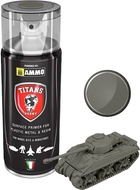 Farba w sprayu Ammo Titans Hobby Matt Primer German Field Grey 400 ml (7426842921779) - obraz 1