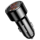 Зарядное устройство в автомобиль Baseus Magic Series Dual QC Digital Display 45W 6A Quick Charge 3.0 Black (CCMLC20A-01)