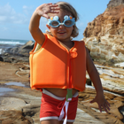 Жилет для плавання Sunnylife Sonny the Sea Creature неоновий помаранчевий 3-6 років (9339296063224) - зображення 4
