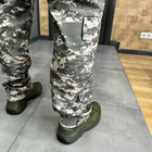 Брюки тактические Combat с пазами под наколенники, поликоттон, пиксель НАТО, размер 3XL, штаны для военных - изображение 6