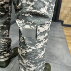 Брюки тактические Combat с пазами под наколенники, поликоттон, пиксель НАТО, размер M, штаны для военных L - изображение 8