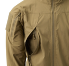Куртка вітровка Helikon Trooper StormStretch Softshell MK2 - Coyote Койот XS - зображення 6