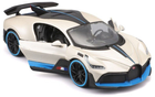 Композитна модель машинки Maisto Bugatti Divo 1:24 Біла (0090159070290) - зображення 9