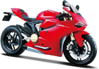 Model metalowy Maisto Motocykl Ducati 1199 Panigale 1:12 Czarno-czerwony (5902596682064) - obraz 1