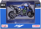 Model metalowy Maisto Yamaha Factory racing team 2022 1:18 Czerwono-niebieski (0090159363736) - obraz 3