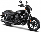 Металева модель мотоцикла Maisto HD 2015 Street 750 в 1:18 Чорна (5907543770290) - зображення 1