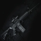 Пістолетна рукоятка IMI M4/M16 A2OM Grip - A2 Overmolding Grip ZG101 Чорний - зображення 6