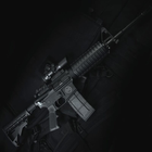 Пістолетна рукоятка IMI M4/M16 A2OM Grip - A2 Overmolding Grip ZG101 Чорний - зображення 11
