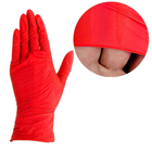 Перчатки UNEX нитриловые красные S 1 пара (0310935) - изображение 1