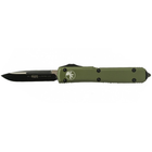 Нож Microtech Ultrtaech Drop Point Black Blade Green (121-1OD)