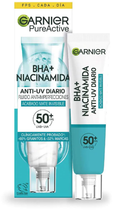 Крем-флюїд проти прищів Garnier Pure Active BHA + Niacinamide SPF 50 40 мл (3600542597845) - зображення 1