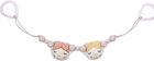 Ланцюжок для коляски Smallstuff Knittet Dolls Рожевий (5712352095041) - зображення 1