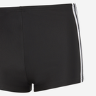 Kąpielówki chłopięce Adidas 3S Boxer HR7476 104 Czarne (4066745053455) - obraz 3