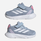 Buty sportowe dziecięce dla dziewczynki na rzepy Adidas Duramo Sl El I IF6107 23.5 Błękitne (4066766778047) - obraz 8