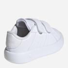 Tenisówki dziecięce dla dziewczynki na rzepy Adidas Grand Court 2.0 Cf ID5273 23 Białe (4066765032942) - obraz 4