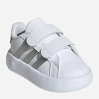 Tenisówki dziecięce dla dziewczynki na rzepy Adidas Grand Court 2.0 Cf ID5274 27 Białe (4066765031358) - obraz 2