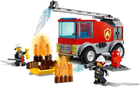 Zestaw konstrukcyjny LEGO City Wóz strażacki z drabiną 88 elementów (60280) - obraz 11