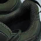 Тактичні кросівки літні Olive (олива, зелені) нубук/сітка дрібна р. 43 - зображення 10