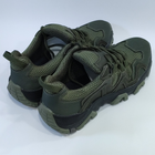 Тактичні кросівки літні Olive (олива, зелені) нубук/сітка велика р. 45 - зображення 10