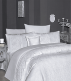 Комплект постільної білизни VIP Moonlight Satin First Choice - First Choice - V.I.P-101 Hillary White - Євро - Білий