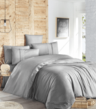 Комплект постельного белья Deluxe Ranforce First Choice - First Choice - RDLX-76 GALA GREY - Евро - Серый