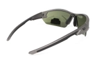 Защитные очки Venture Gear Tactical Semtex 2.0 Gun Metal (forest gray) Anti-Fog, чёрно-зелёные в оправе цвета "тёмный металлик" - изображение 5